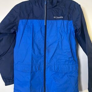 Columbia Kids Two-Tone Blue Raincoat